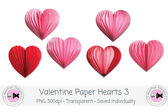 Add 3D Romance with Valentine Paper Hearts 3