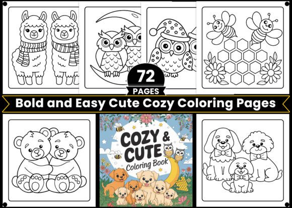 Bold and Easy Cute Cozy Coloring Pages: A Practical Guide for Your Next Coloring Book Project