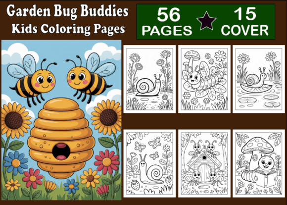 Garden Bug Buddies Coloring Book for Creative Fun
