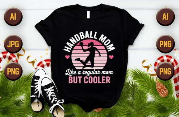 Handball Mom Like a Regular Mom but Cool