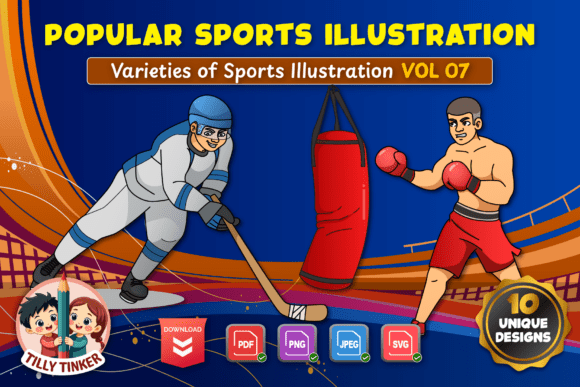 Popular Sports Illustration Vol 07: Design Guide