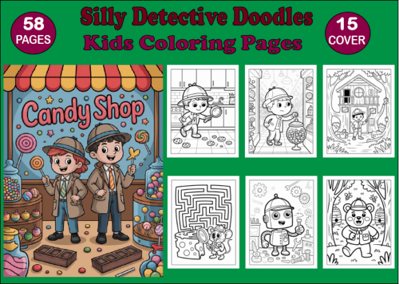 Silly Detective Doodles Coloring Pages: A Practical Look at This Creative Activity Resource