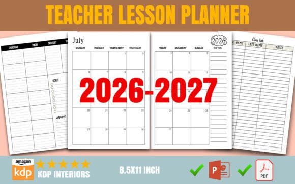 Teacher Lesson Planner 2026-2027 – The Complete Resource for Organized, Effective Teaching