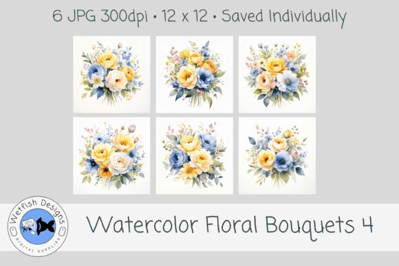 When Soft Blooms Make the Strongest Statement: A Look at Watercolor Floral Bouquets 4