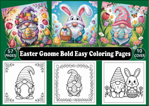 Why 57 Easter Gnome Bold Easy Coloring Pages Is a Smart Addition to Your Creative Portfolio