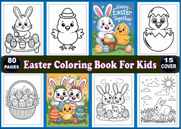 Why the Easter Coloring Book for Kids – 80 Pages Is a Must-Have for Creative Holiday Fun